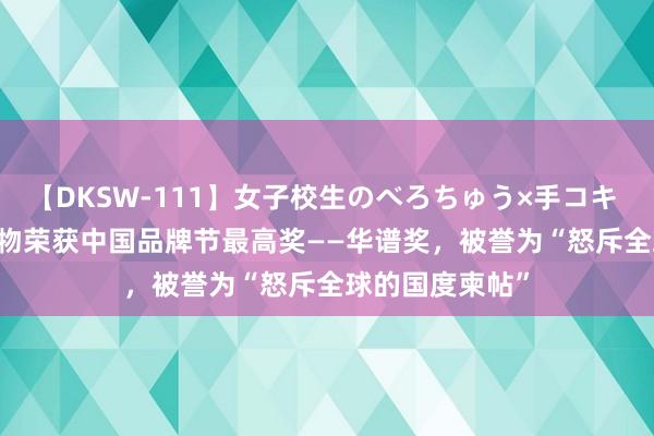 【DKSW-111】女子校生のべろちゅう×手コキ VOL.2 洽洽食物荣获中国品牌节最高奖——华谱奖，被誉为“怒斥全球的国度柬帖”