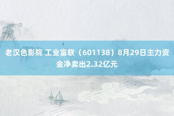 老汉色影院 工业富联（601138）8月29日主力资金净卖出2.32亿元